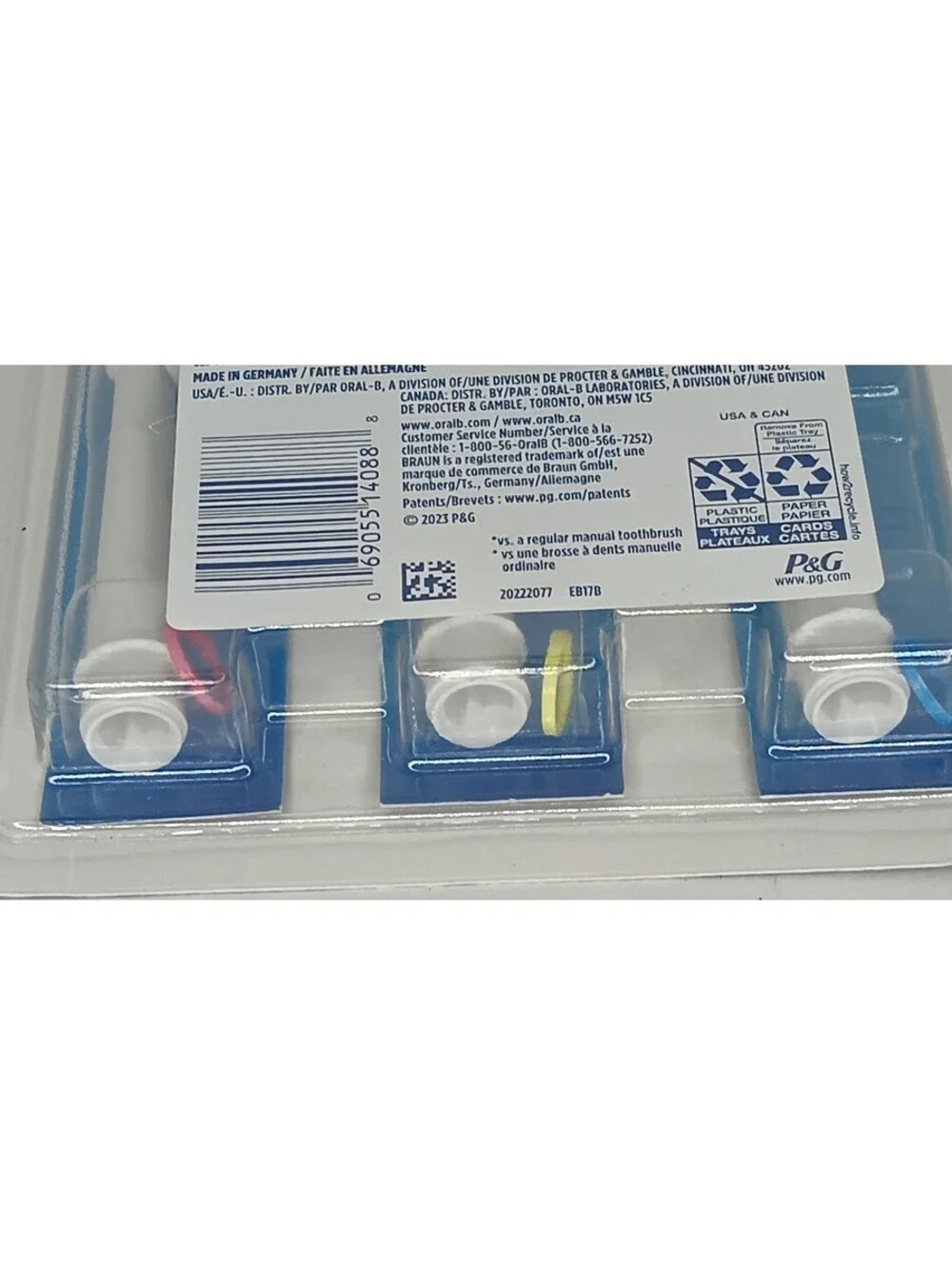 9 Oral-B Daily Clean Electric Toothbrush Heads Sealed BRAND NEW 470413200